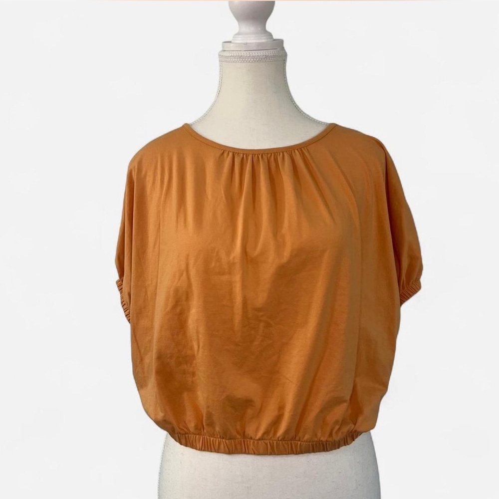 FAVLUX Rust Orange Blouse‎